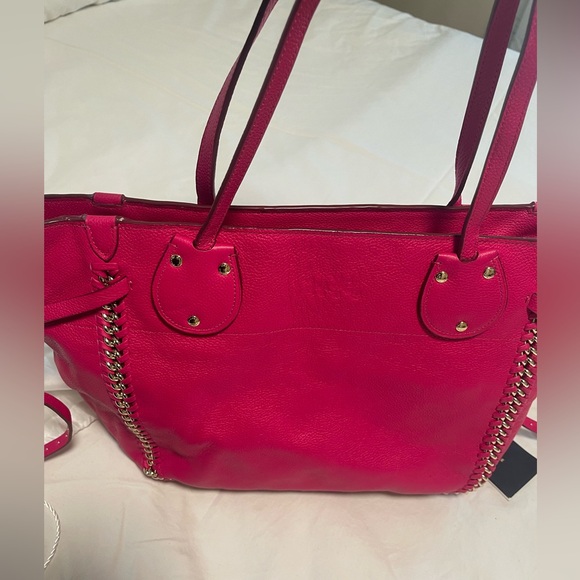Coach❤️EXTREMELY RARE "Pink Ruby" TATUM Tote❤️Barely Used-ORIGINAL Owner❤️ - Picture 10 of 16
